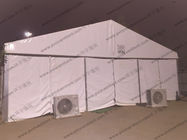 Aluminum Frame PVC Event Tent Red / Outdoor PVC Ramadan Tent Transparent Cover