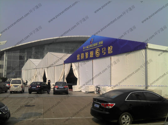 Fire Prevention Art Show Tents 25 x 90m Colorful Cover Automatic With Rolling Shutter